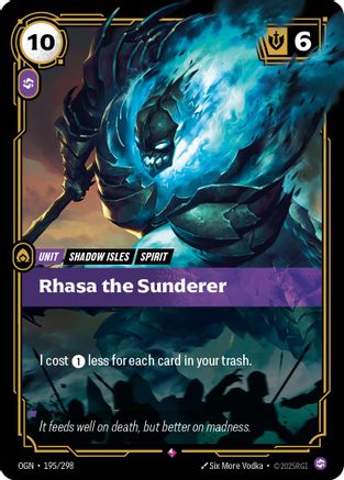 Rhasa the Sunderer (195/298) - Origins Foil