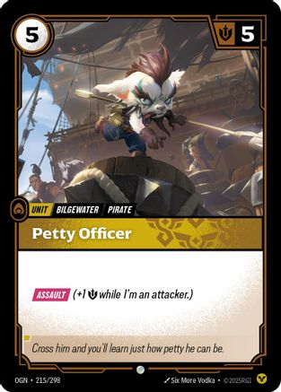 Petty Officer (215/298) - Origins