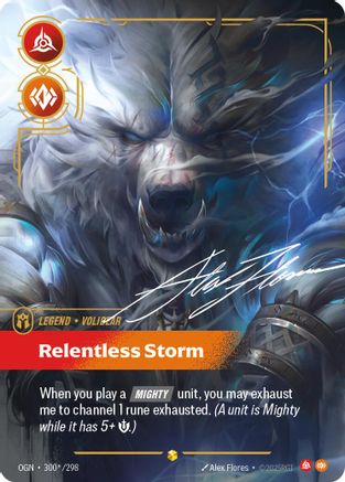 Volibear - Relentless Storm (Alternate Art) (300*/298) - Origins