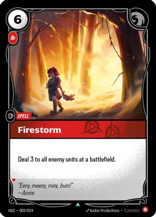 Firestorm (002/024) - Origins Proving Grounds