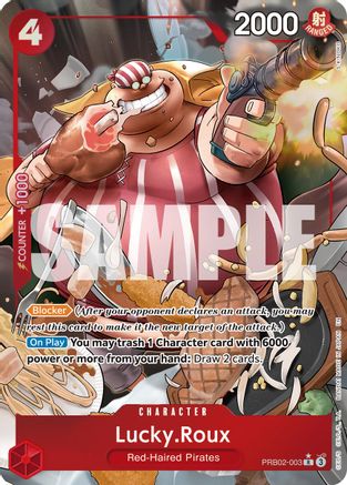 Lucky.Roux (Alternate Art) (PRB02-003) - Rare