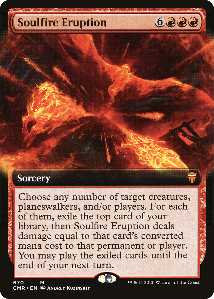 Soulfire Eruption (Extended Art) (CMR-670) - Commander Legends: (Extended Art)
