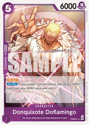 Donquixote Doflamingo (PRB02-011) - Rare