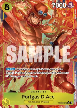 Portgas.D.Ace - PRB02-018 (Alternate Art) (PRB02-018) - Rare