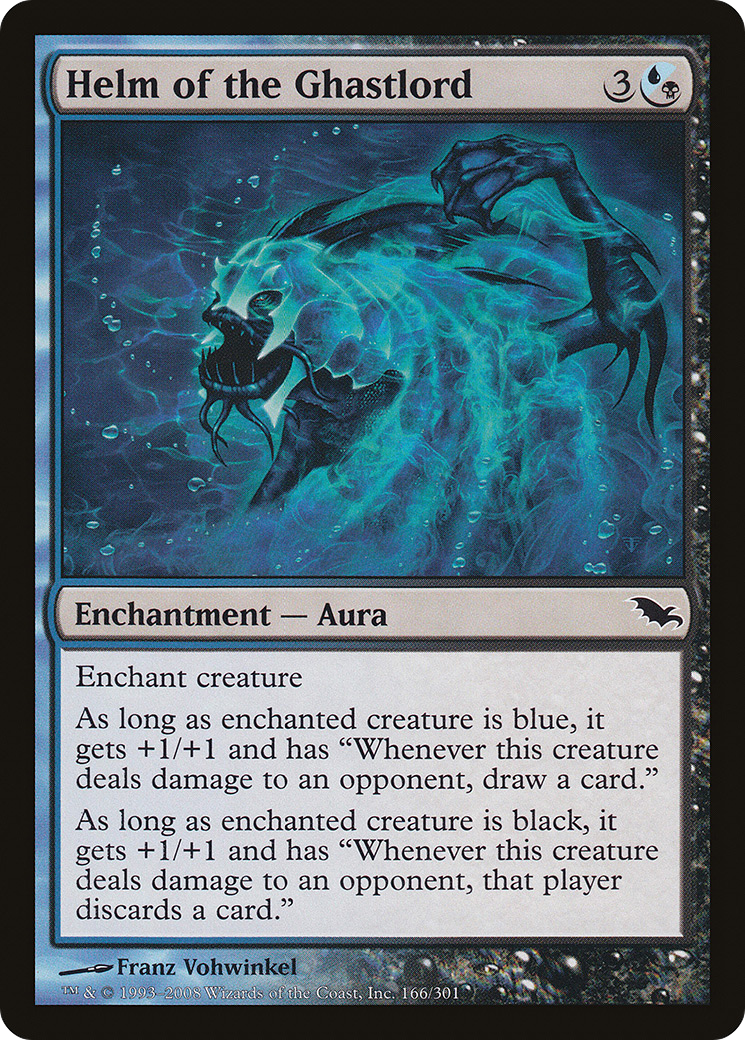 Helm of the Ghastlord (SHM-166) - Shadowmoor Foil