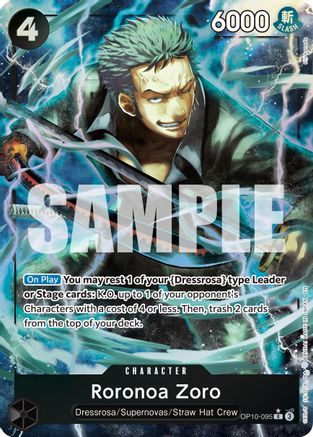 Roronoa Zoro - OP10-095 (Alternate Art) (OP10-095) - Rare