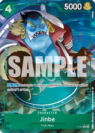 Jinbe - P-063 (Alternate Art) (P-063) - Promo