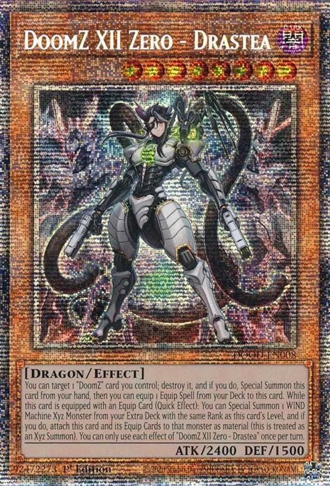 DoomZ XII Zero - Drastea (Starlight Rare) (DOOD-EN008) - Starlight Rare