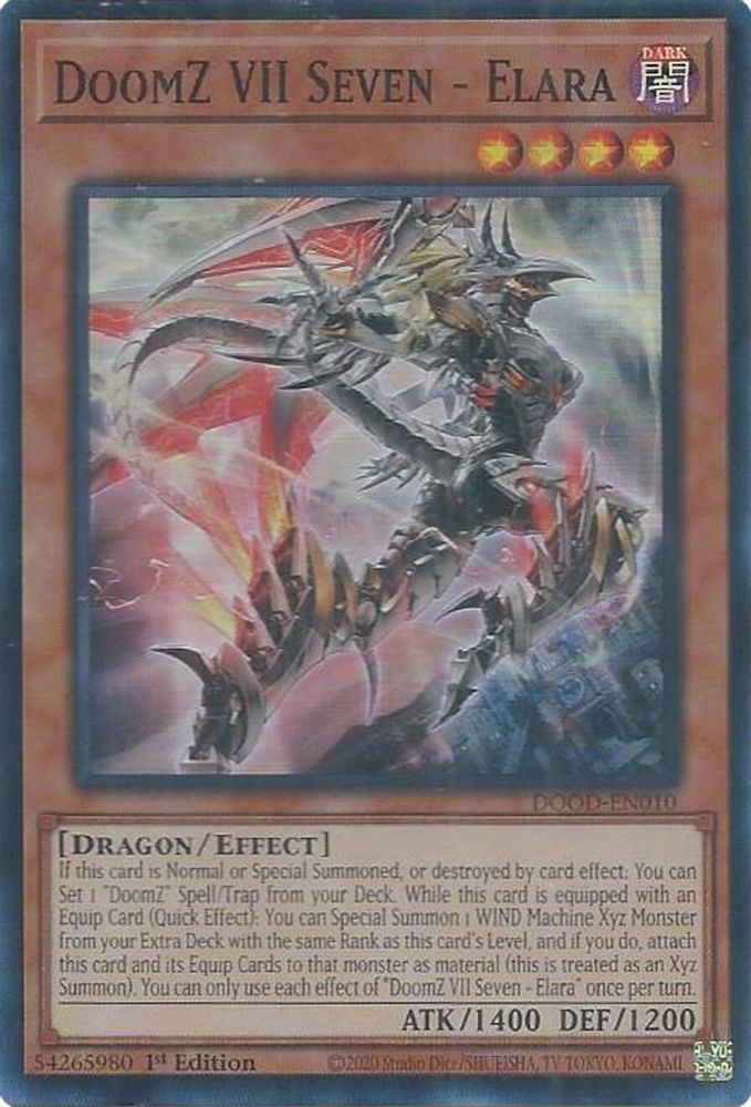 DoomZ VII Seven - Elara (DOOD-EN010) - Super Rare
