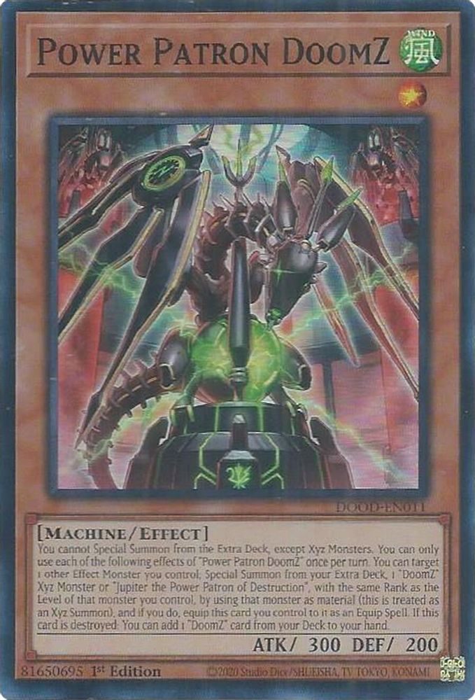 Power Patron DoomZ (DOOD-EN011) - Super Rare