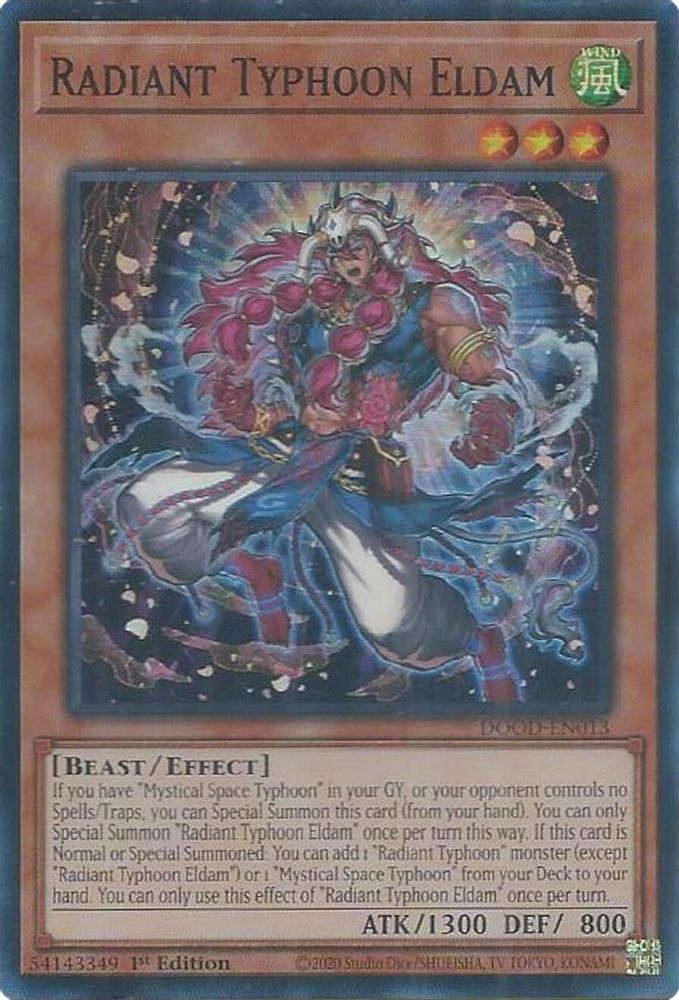 Radiant Typhoon Eldam (DOOD-EN013) - Super Rare
