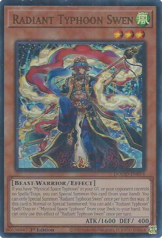 Radiant Typhoon Swen (DOOD-EN014) - Ultra Rare