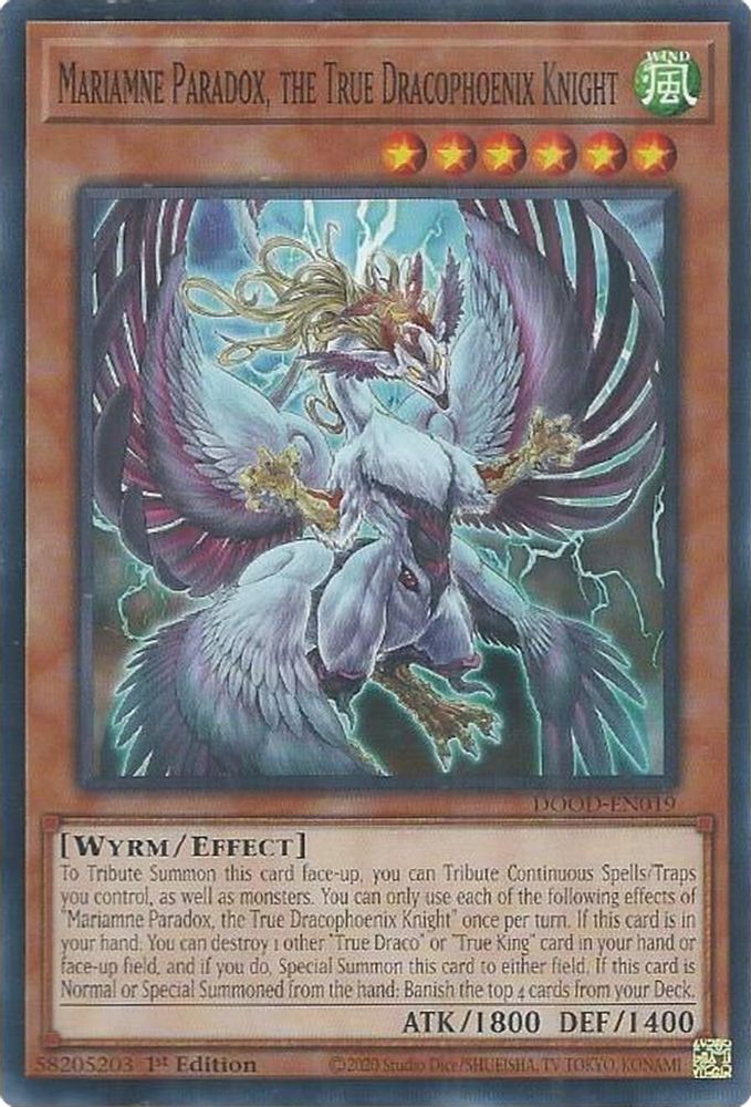 Mariamne Paradox, the True Dracophoenix Knight (DOOD-EN019) - Common