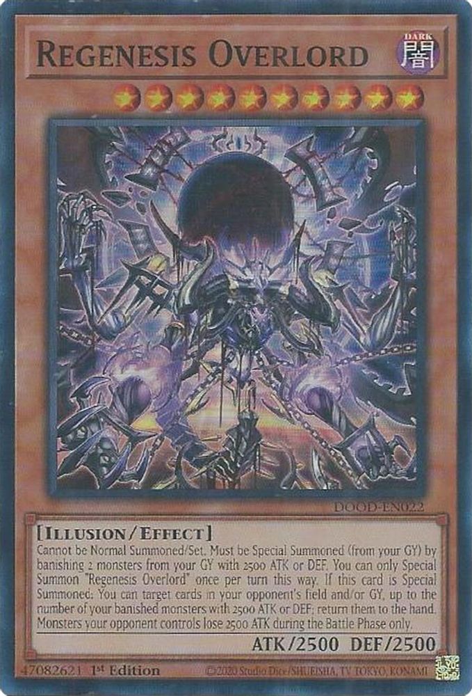 Regenesis Overlord (DOOD-EN022) - Super Rare