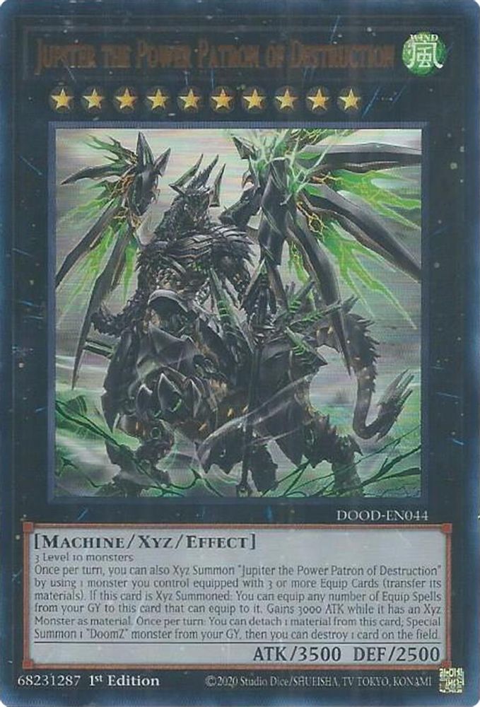 Jupiter the Power Patron of Destruction (DOOD-EN044) - Ultra Rare