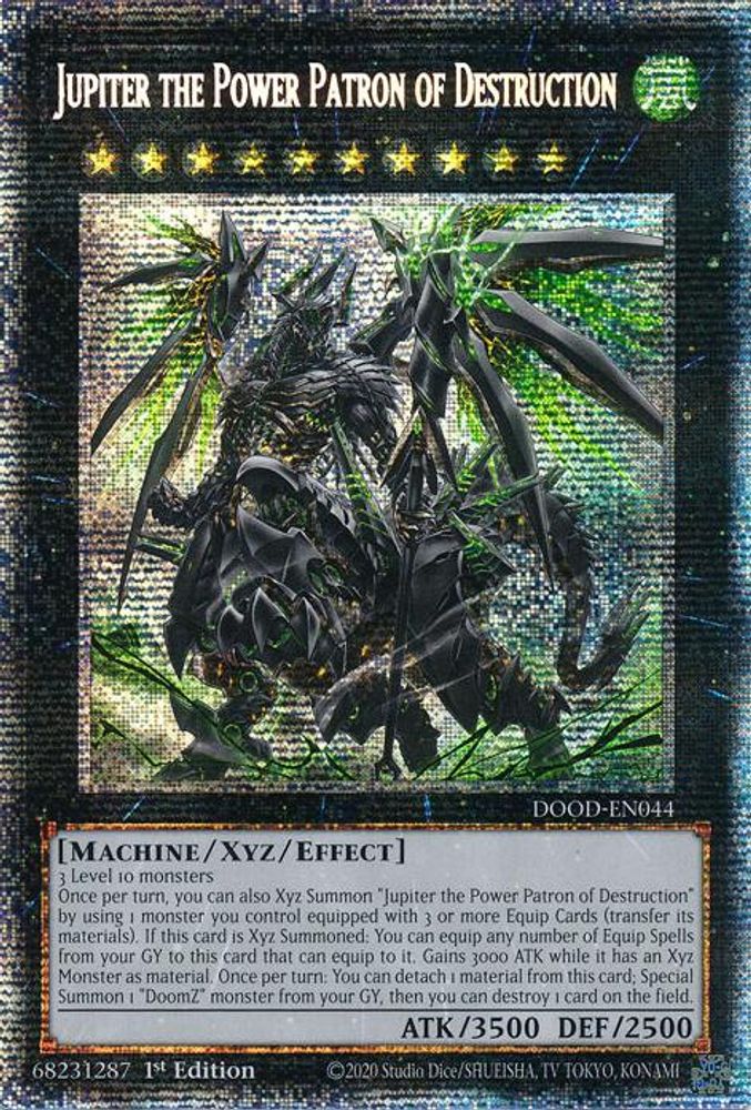 Jupiter the Power Patron of Destruction (Starlight Rare) (DOOD-EN044) - Starlight Rare