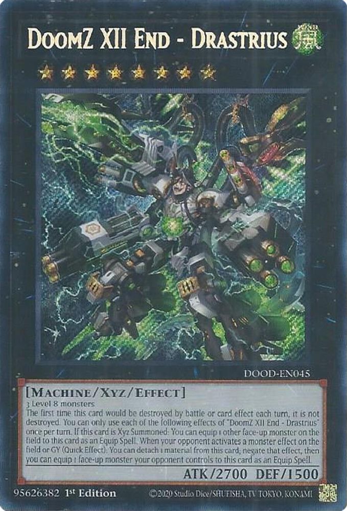 DoomZ XII End - Drastrius (DOOD-EN045) - Secret Rare