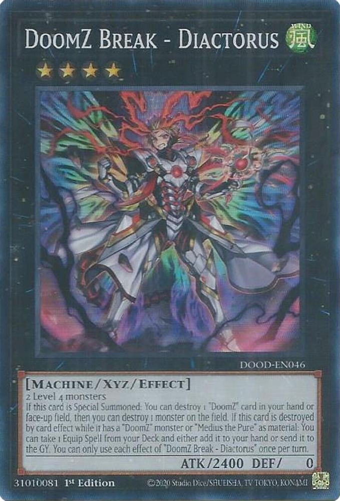 DoomZ Break - Diactorus (DOOD-EN046) - Super Rare