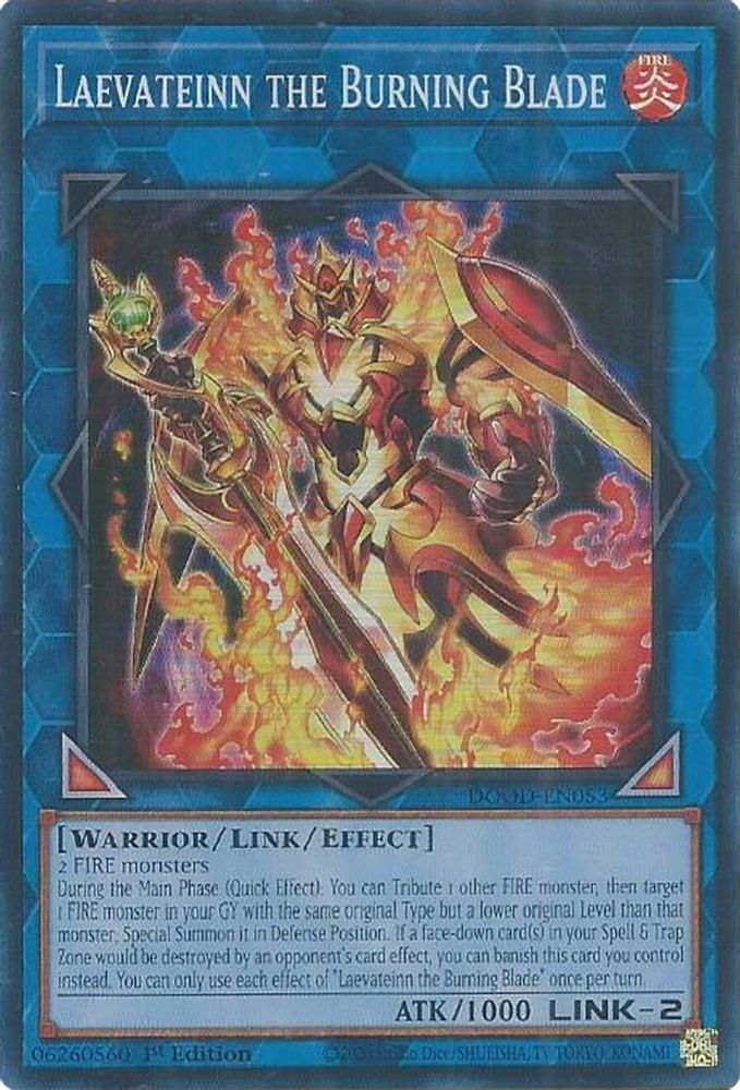 Laevateinn the Burning Blade (DOOD-EN053) - Super Rare