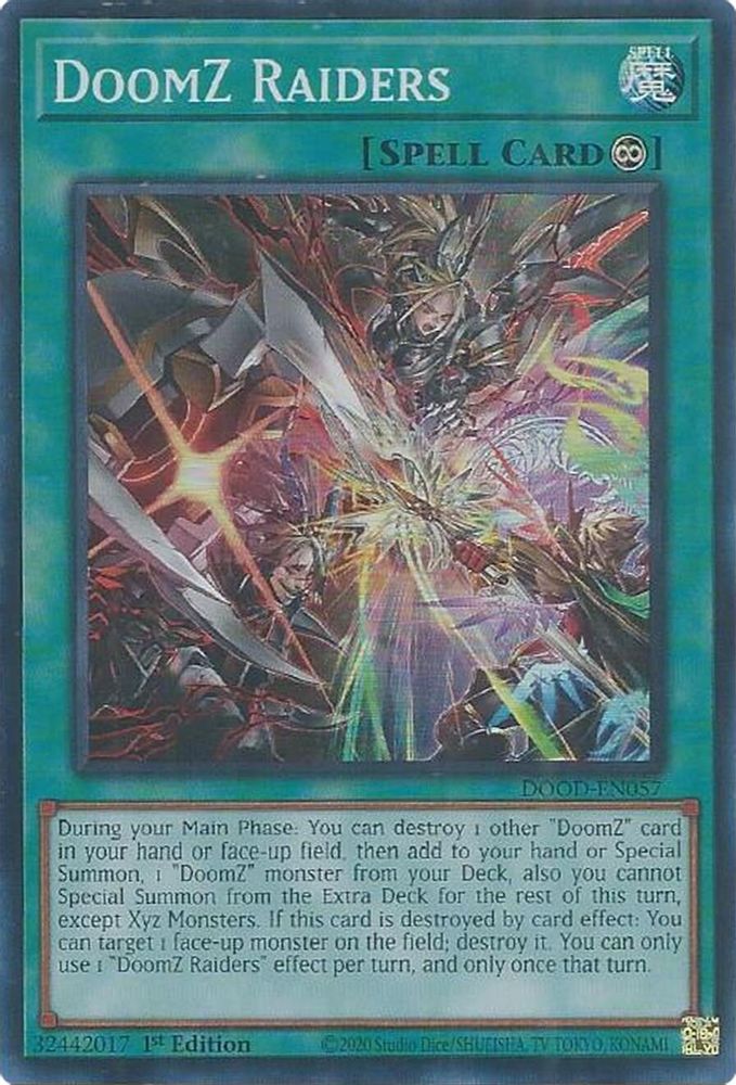 DoomZ Raiders (DOOD-EN057) - Super Rare