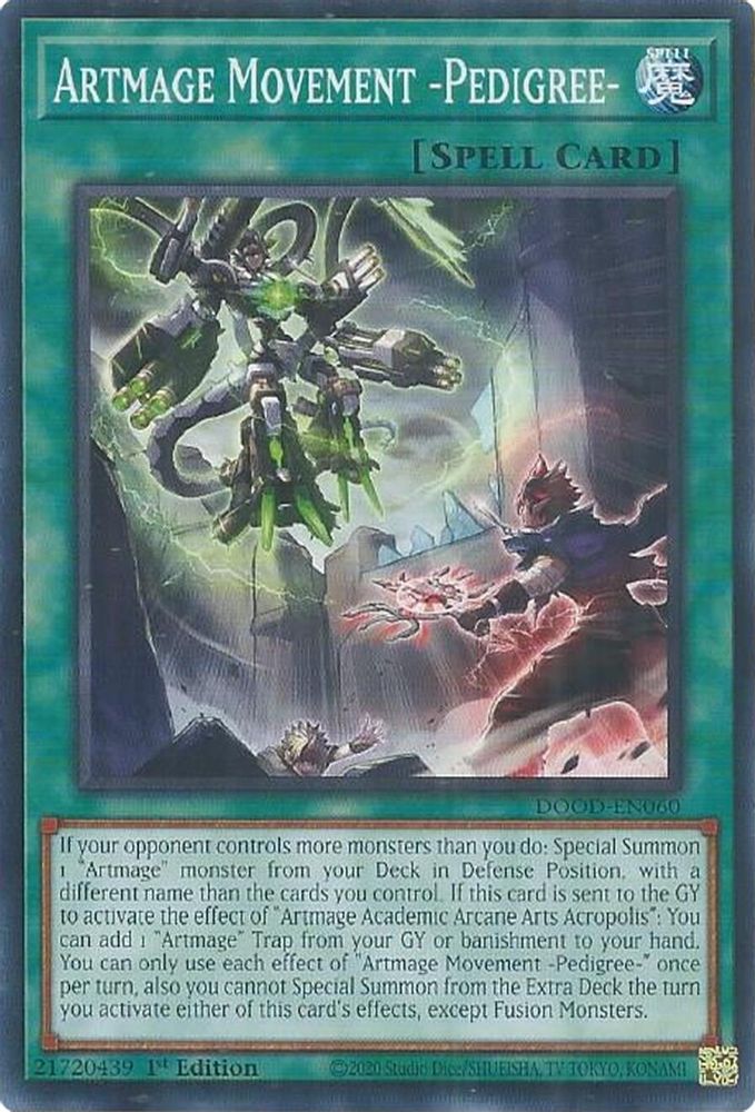 Artmage Movement -Pedigree- (DOOD-EN060) - Common