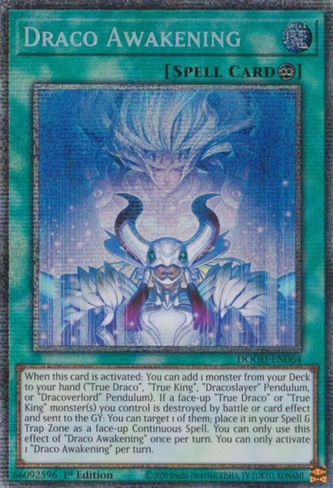 Draco Awakening (Starlight Rare) (DOOD-EN064) - Starlight Rare