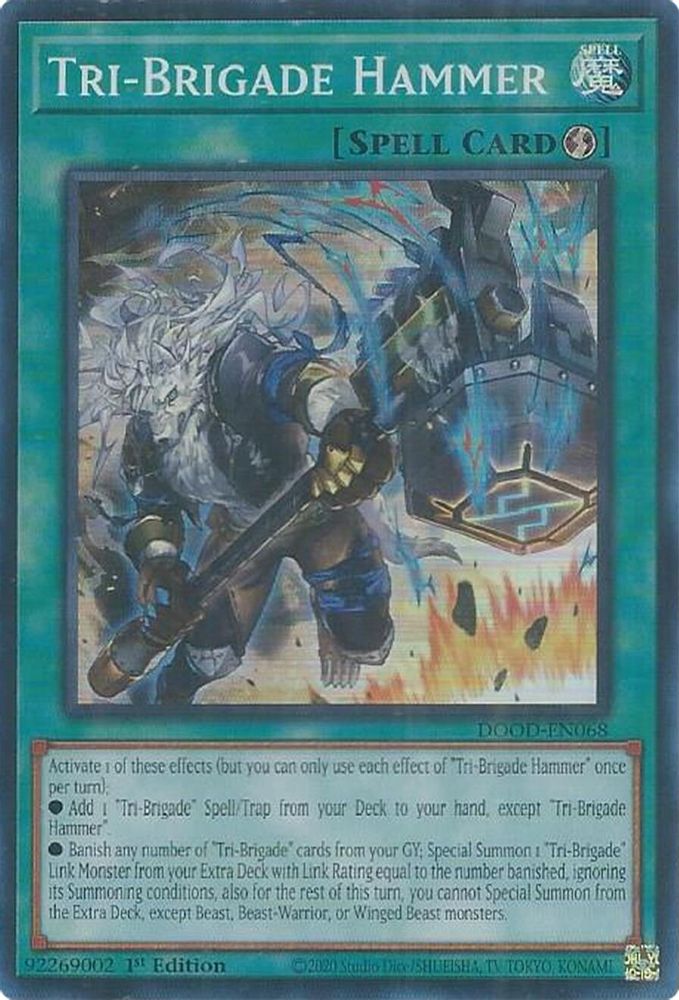 Tri-Brigade Hammer (DOOD-EN068) - Super Rare