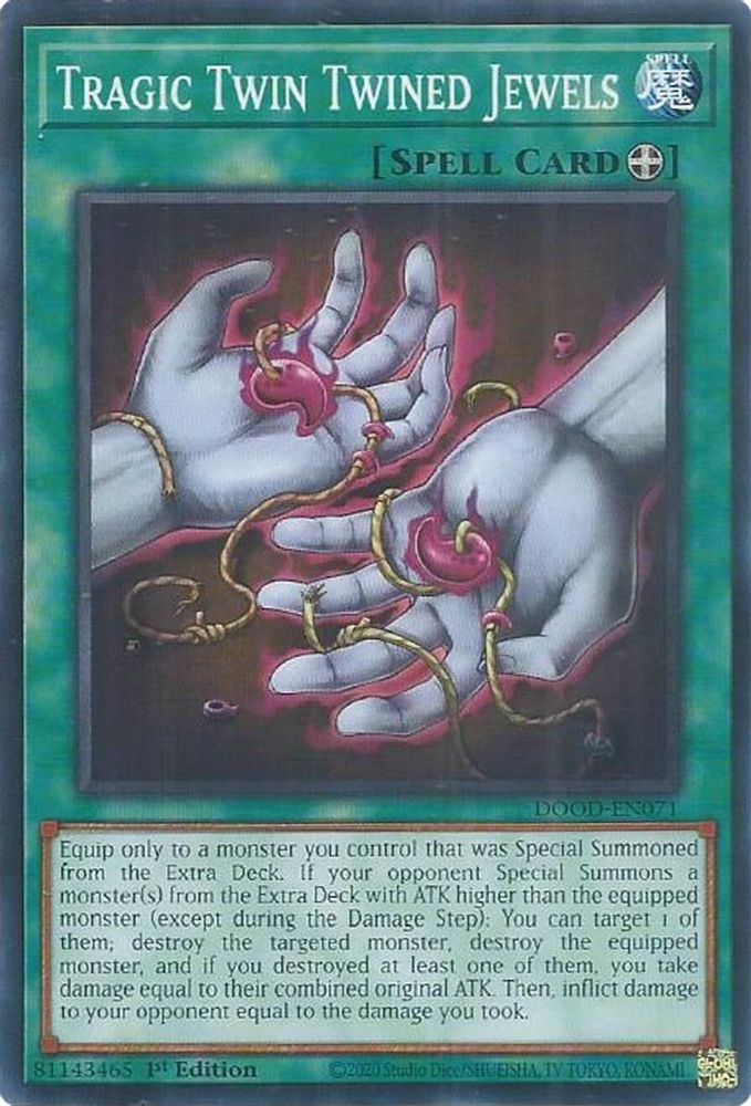 Tragic Twin Twined Jewels (DOOD-EN071) - Common