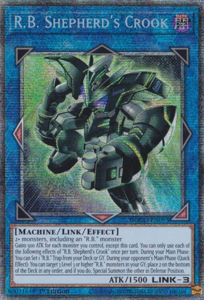 R.B. Shepherd's Crook (Starlight Rare) (DOOD-EN093) - Starlight Rare