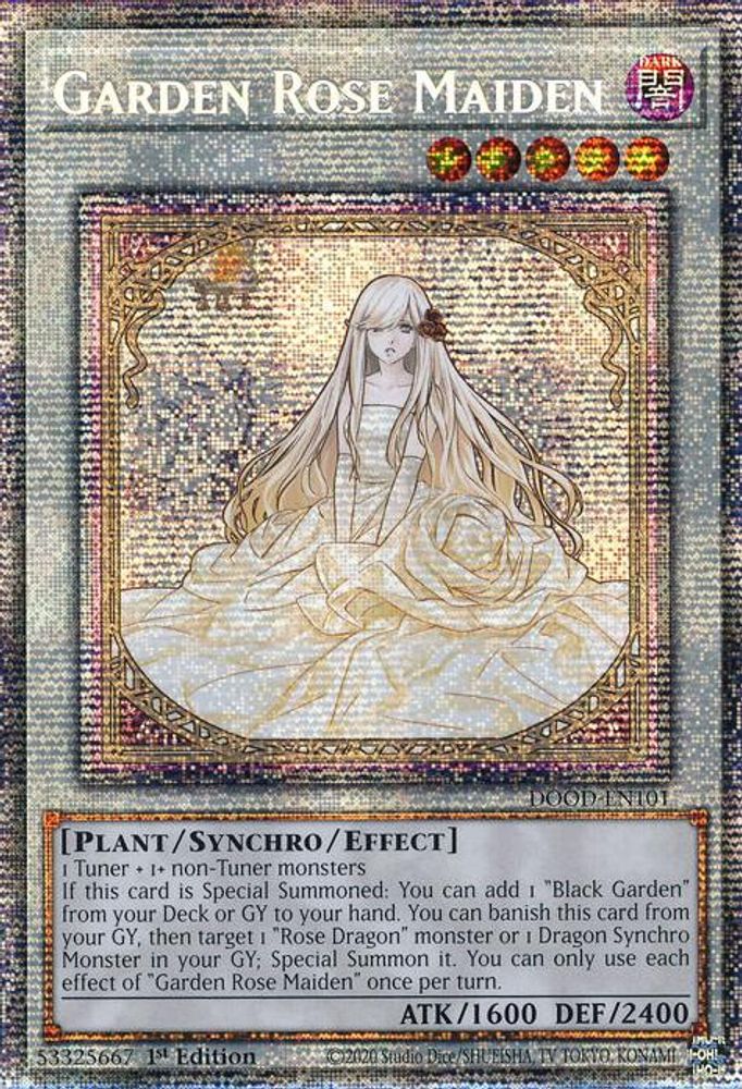 Garden Rose Maiden (DOOD-EN101) - Starlight Rare
