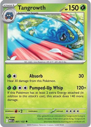 Tangrowth 007  - Reverse Holofoil - Uncommon