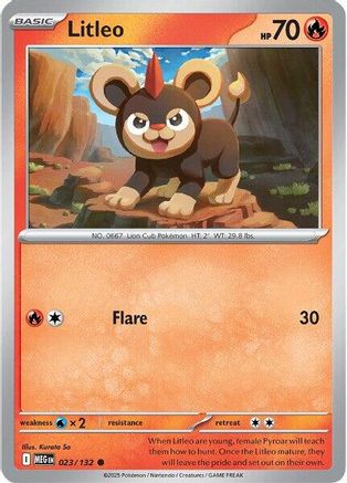 Litleo 023/132  - Reverse Holofoil - Common