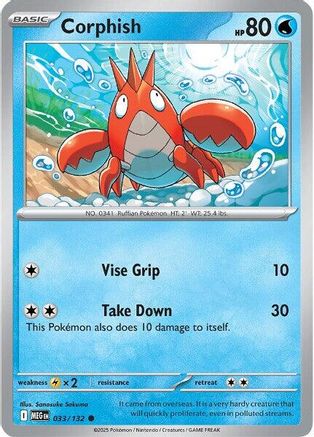Corphish 033  - Reverse Holofoil - Common