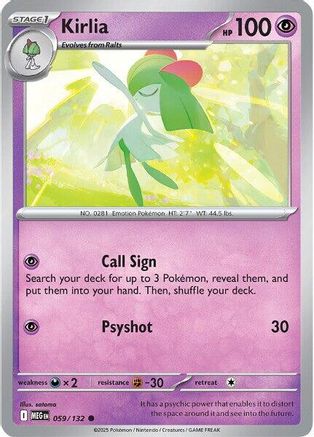 Kirlia 059  - Common