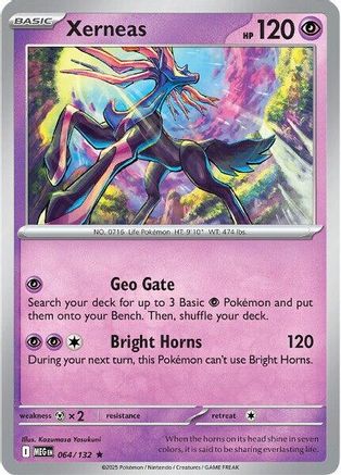 Xerneas 064  - Reverse Holofoil - Rare