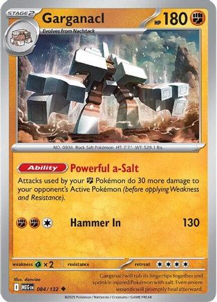 Garganacl 084/132  - Reverse Holofoil - Uncommon