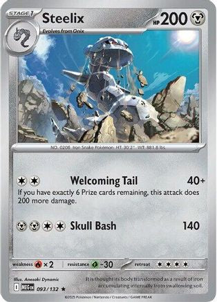 Steelix 093/132  - Reverse Holofoil - Rare