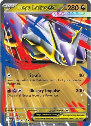 Mega Latias ex 100/132  - Holofoil - Double Rare