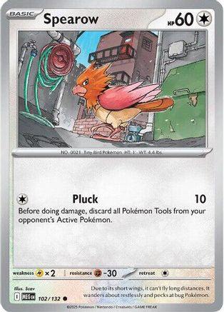 Spearow 102/132  - Common