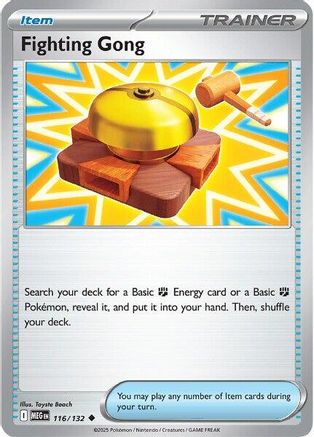 Fighting Gong 116/132  - Reverse Holofoil - Uncommon