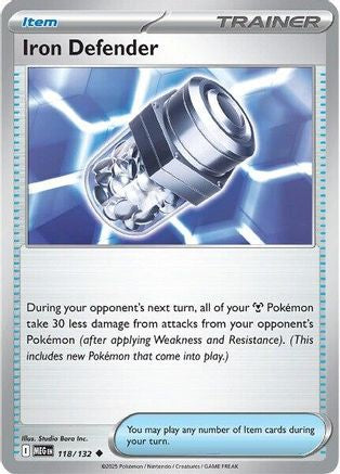 Iron Defender 118  - Reverse Holofoil - Uncommon