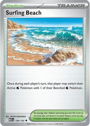 Surfing Beach 129  - Uncommon