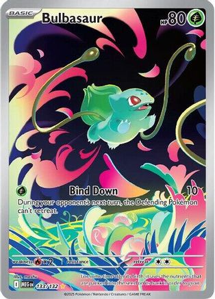 Bulbasaur 133/132  - Holofoil - Illustration Rare