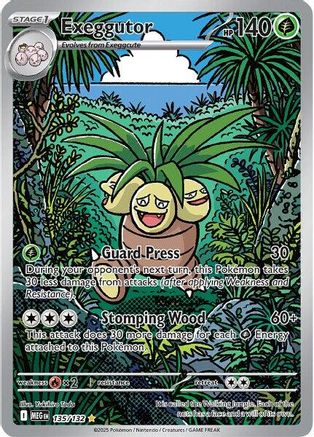 Exeggutor 135/132  - Holofoil - Illustration Rare