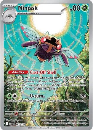 Ninjask 137/132  - Holofoil - Illustration Rare