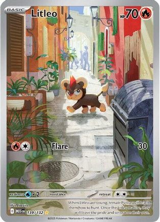 Litleo 139/132  - Holofoil - Illustration Rare