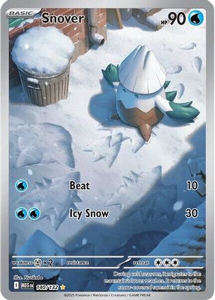 Snover 140/132  - Holofoil - Illustration Rare