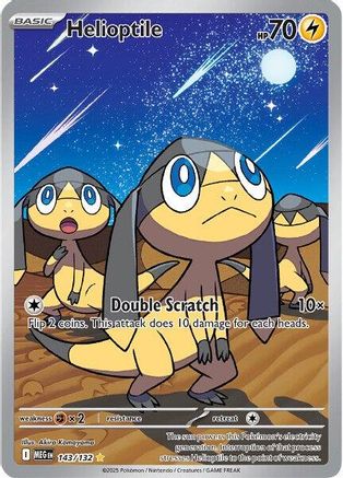 Helioptile 143/132  - Holofoil - Illustration Rare