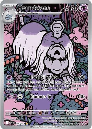 Houndstone 145/132  - Holofoil - Illustration Rare