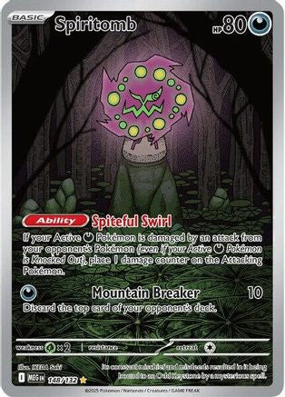 Spiritomb 148/132  - Holofoil - Illustration Rare